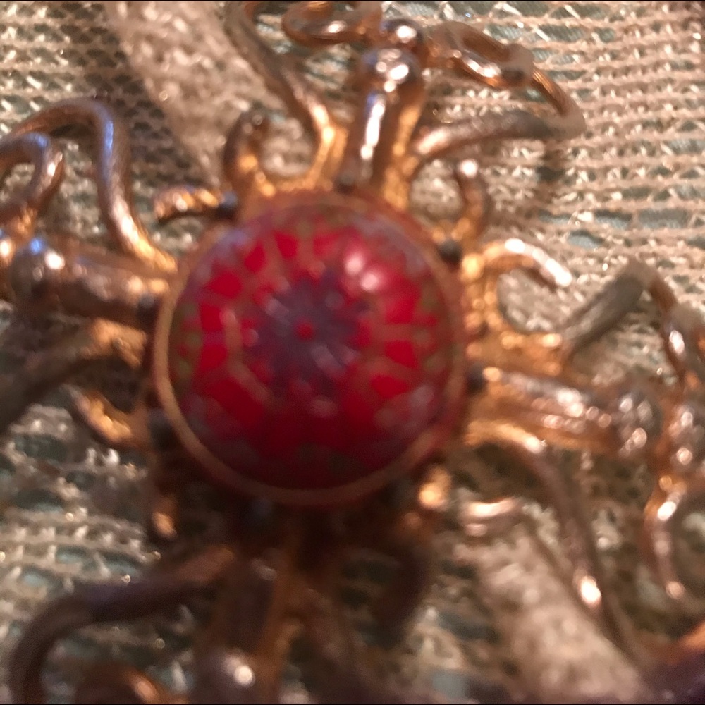 Vintage Maltese Cross Brooch signed JOY